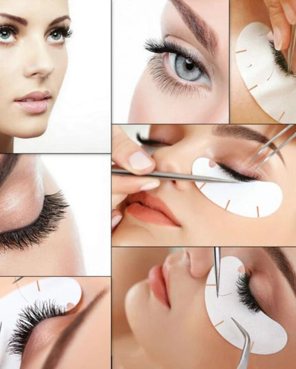 100pairs  U Shape Eyelash Pads Grafted Lash Hydrogels Gel Patches Under Eye Pads for Eyelash Extension Tips Sticker Makeup Tools