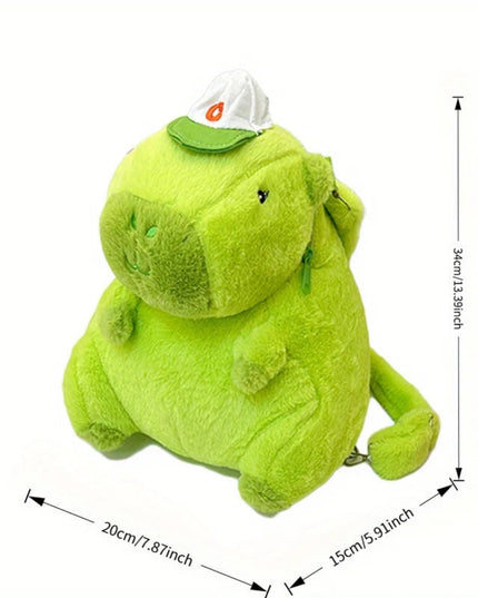 Cute Capybara Plush Backpack for Children, Gift for Girls, Cute Backpack, Playful Accessory, Soft Texture Bag,Stuffed Animals