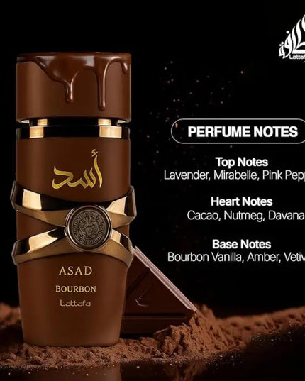 Lattafa Asad Bourbon Eau De Parfum Spray Pheromone fragrance Arabian women's perfume Pheromone cologne for man Birthday present