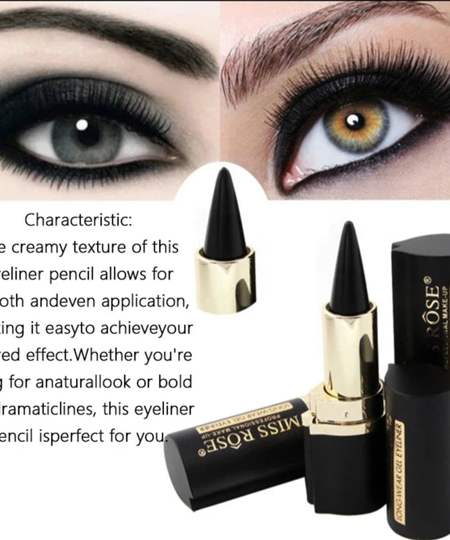 Creamy texture Eyeliner, 1 Count /2 Counts Easy Coloring Sweat Proof High Pier Pencil, Daily Makeup Accessories