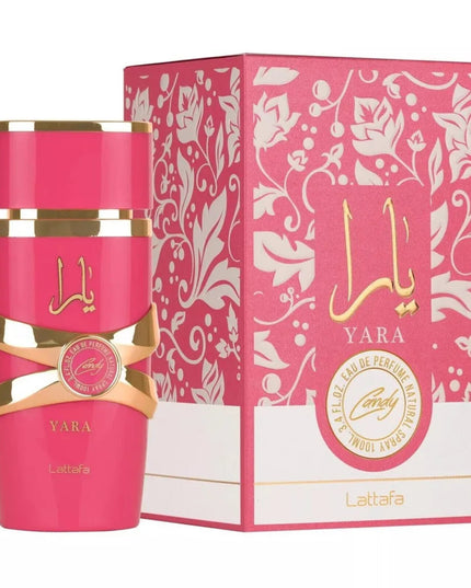 Lattafa Yara Candy Eau de Parfum EDP Spray for Women 3.4 oz/100 ml NEW in Box US