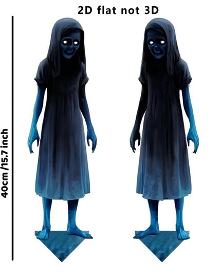 Two ghost themed ornaments
