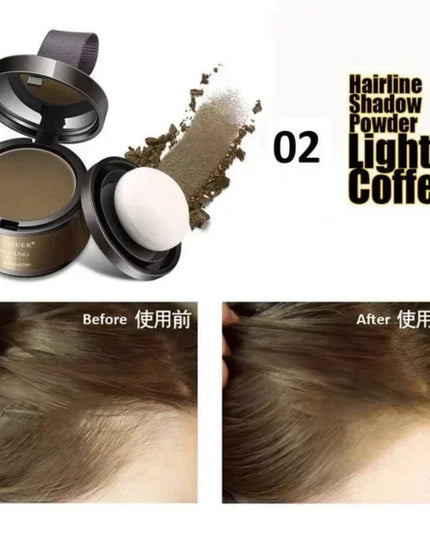 MAYCHEER Hairline Powder Instantly Cover Grey Hair Roots Hair Powder for Covering Grey Hair Maycheer Hairline Shadow Powder