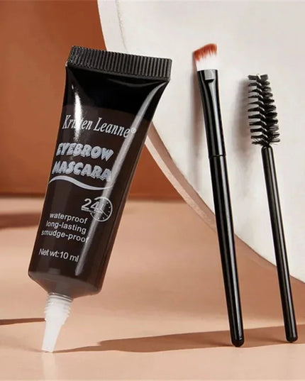 Natural 6 Colors Liquid Dyeing Eyebrow Cream Set Waterproof Durable Brown Tint Eyebrow Henna Mascara Eyebrows Paint Makeup