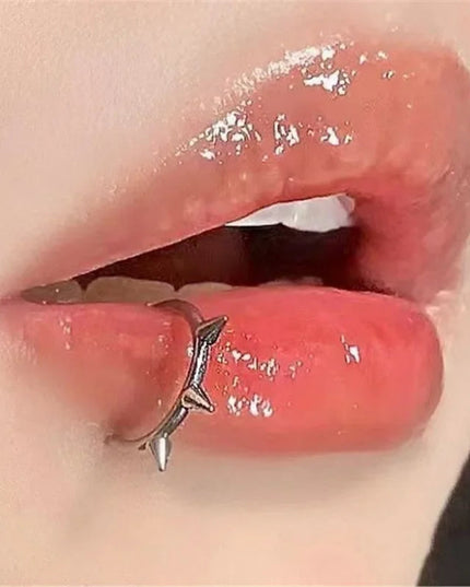 1Pc Stainless Steel Fake Nose Ring Hoop Septum Rings C Clip Lip Ring Earring Fake Nose Piercing Women Body Jewelry Non-Pierced