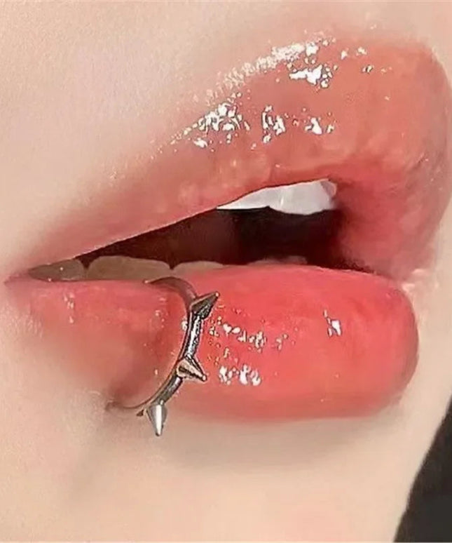 1Pc Stainless Steel Fake Nose Ring Hoop Septum Rings C Clip Lip Ring Earring Fake Nose Piercing Women Body Jewelry Non-Pierced
