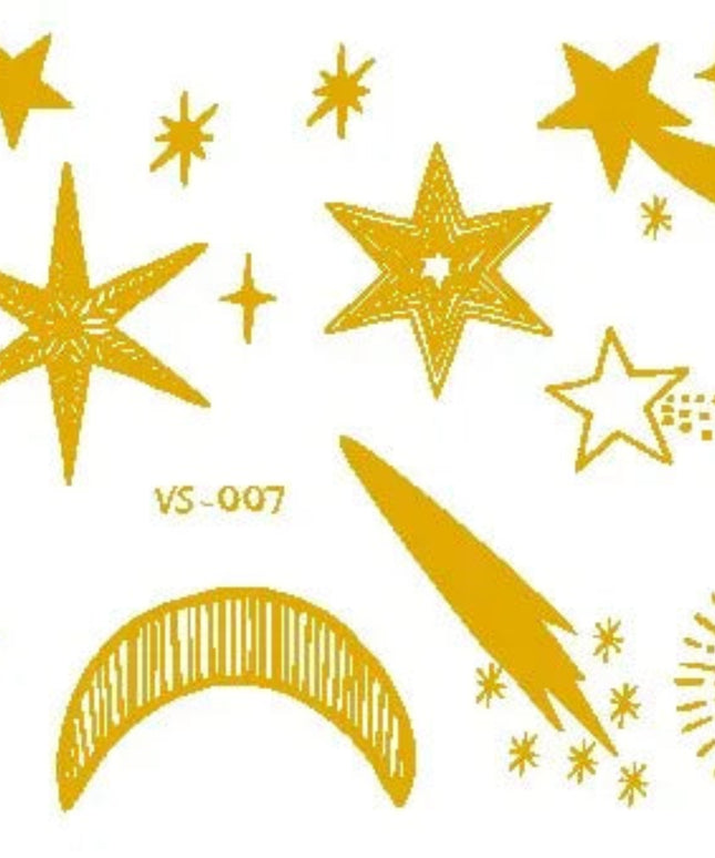Halloween Christmas Festival Glitter Tattoos Sticker Freckle Sparkles Tattoo Women Metallic Star Moon Face Temporary Tattoos
