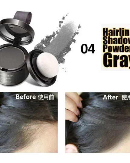 MAYCHEER Hairline Powder Instantly Cover Grey Hair Roots Hair Powder for Covering Grey Hair Maycheer Hairline Shadow Powder