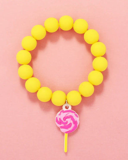Makersland Cute Heart Star Beads Bracelet Children Sweet Princess Hand Bracelet Jewelry Kids Friendship Bracelets Wholesale