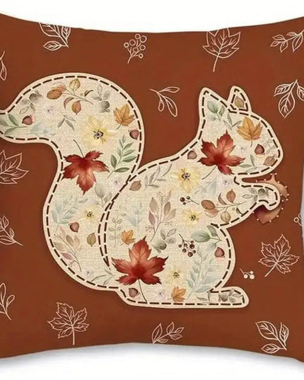 Home Decor Autumn-Themed Pillowcases With Love And Home Pattern Cushion Cover Suitable For Sofa Bedroom Car Pillow Cover