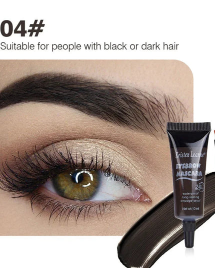 4 Colors Natural Liquid Eyebrow Cream Eyebrow Gel Brown Tint Eyebrow Waterproof Durable Henna Mascara Eyebrows Makeup 24 Hours