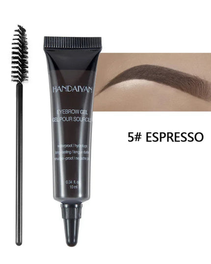 4 Colors Natural Liquid Eyebrow Cream Eyebrow Gel Brown Tint Eyebrow Waterproof Durable Henna Mascara Eyebrows Makeup 24 Hours