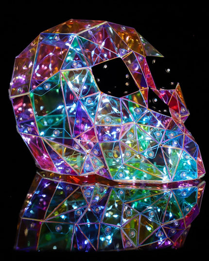 LED Ghost Lights Halloween Decor Lights Lights-Up Ghosts Pumpkin Skull Ornament Spooky Ghost Night Light Figurines Decorations