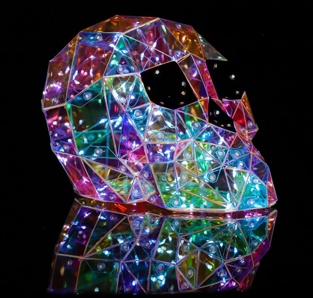 LED Ghost Lights Halloween Decor Lights Lights-Up Ghosts Pumpkin Skull Ornament Spooky Ghost Night Light Figurines Decorations