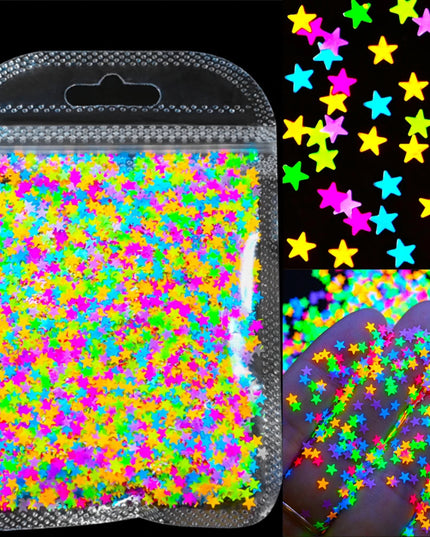 10g Laser Silver Star Nail Glitter Sequins 3D Holographic Stars Butterfly Sparkle Flakes DIY Body Eye Bling Manicure Party Parts