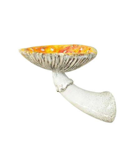 7/10/13cm Resin Amanita Shaped Floating Shelf Wall Mounted Mushroom Hanging Shelf Halloween Decor Keys Holder Home Ornaments