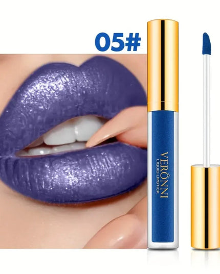 10-Shade Diamond Shine Lip Gloss High Pigment, Non Stick Cup SmudgeProof Long-Lasting for All Skin Types Glitter Liquid Lipstick
