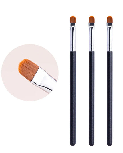 212 Flat Eyebrow Brush Ultrathin Eyebrow Makeup Brushes Flat Eyeliner Brush Thin Eye Liner Brow Contour Beauty Brush Tool