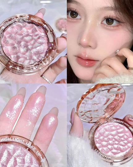 High gloss powder gloss glitter highlight contour palette natural gloss contour concealer lasting light