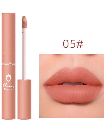 Nude Lip Gloss Matte Velvet Liquid Lipstick Waterproof Sexy Long Lasting Non-stick Cup Nude Red Make-up for Women Korea Cosmetic