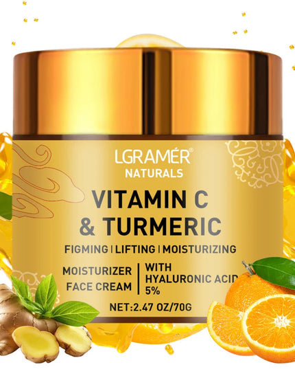 Turmeric Vitamin C Face cream Retinol Moisturizing Firming Hyaluronic Lightening Repairing Smooth Skincare Whitening Creams