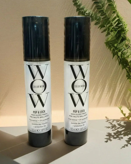 WOW Pop + Lock Anti-frizz Care Gloss Essence Cream Styling Natural And Soft Lotion 55ML