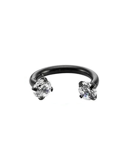 1PC Stainless Steel Crystal Hoop Ring Piercing Nose Ear belly Rings Women Men Cartilage Helix Earrings Daith Piercing Jewelry