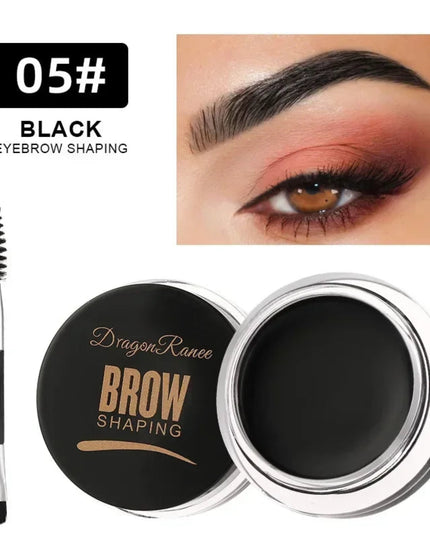Matte Eyeliner Eyebrow Cream Gel Waterproof Long Lasting Contouring Brown Black Brow Cream Wild Eyebrows Cream Concealer