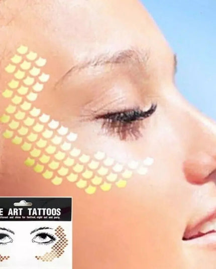 New Freckles Stickers Tattoo on Face Festival Accessories Glitter Bright Face Art Tattoo Sticker Face Jewels Gemsface Decoration