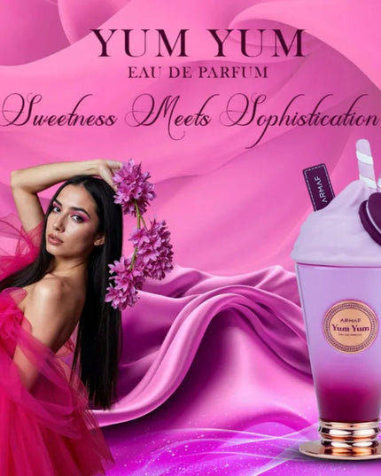 Armaf Yum Yum Eau de Parfum Spray 100ml Original Arab Perfumes Lasting Floral Fruity Fragrance Perfume Cologne for Women Makeup