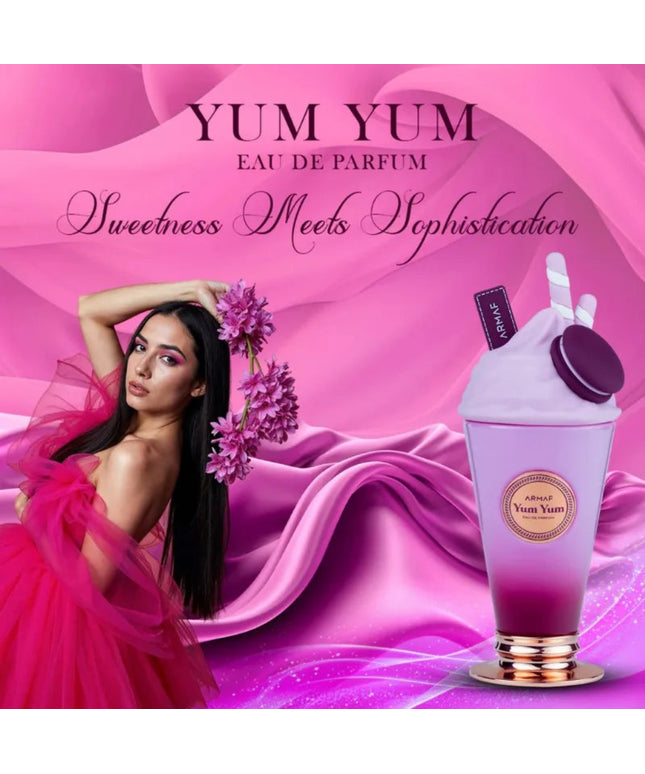 Armaf Yum Yum Eau de Parfum Spray 100ml Original Arab Perfumes Lasting Floral Fruity Fragrance Perfume Cologne for Women Makeup