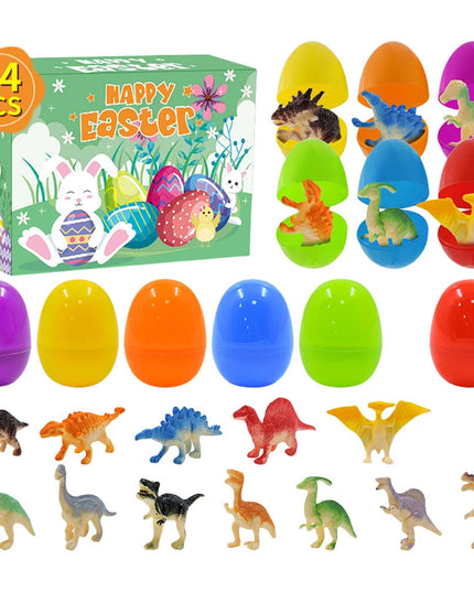 Prefilled Easter Eggs with Stress Relief Toys Easter Basket Stuffers Surprise Easter Eggs for Kids Easter Egg Hunt Game and Part