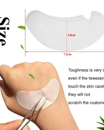 100pairs  U Shape Eyelash Pads Grafted Lash Hydrogels Gel Patches Under Eye Pads for Eyelash Extension Tips Sticker Makeup Tools