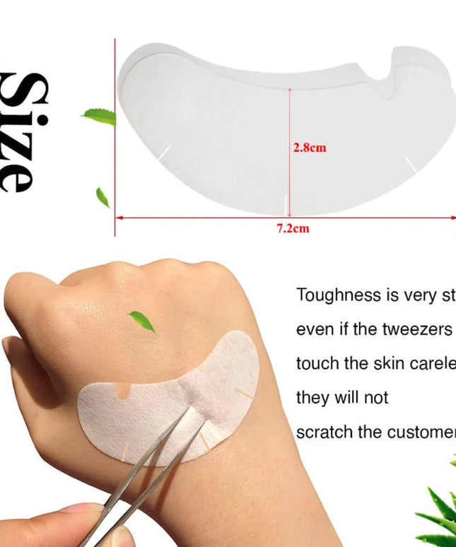 100pairs  U Shape Eyelash Pads Grafted Lash Hydrogels Gel Patches Under Eye Pads for Eyelash Extension Tips Sticker Makeup Tools