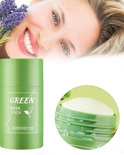 40g Remove Blackhead Green Tea Solid Mask Cleans Pores Stick Facial Blemish Black Dots Shrink Pores Korean Skin Care Cosmetics
