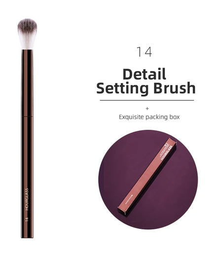 Hourglass Makeup Brushes Powder Foundation Concealer Blusher Bronzer Eye Shadow Eyebrow Eyeliner Sculpting Brush