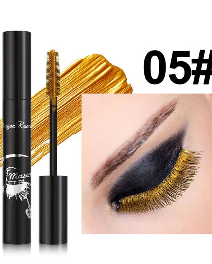 Colorful Volume Mascara Lasting Styling Waterproof Quick Dry Blue Purple Curling Lengthen Long Eyelash Silk Extension Cream