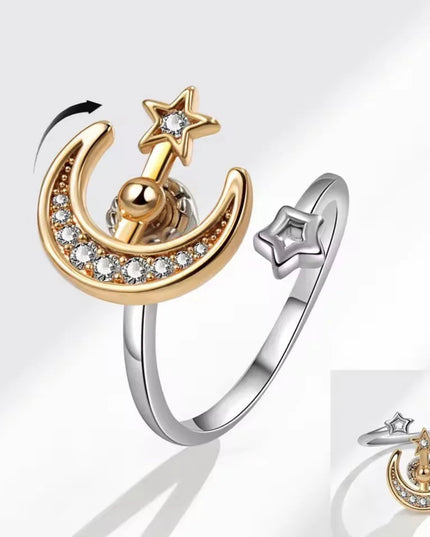 Sam Panda 925 Sterling Silver Sunflower Diamond Zircon Rotatable Ring For Women Gift Relieve Stress Ring Jewelry Wholesale