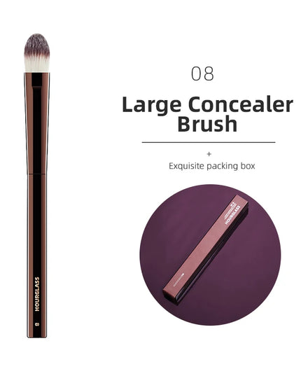 Hourglass Makeup Brushes Powder Foundation Concealer Blusher Bronzer Eye Shadow Eyebrow Eyeliner Sculpting Brush