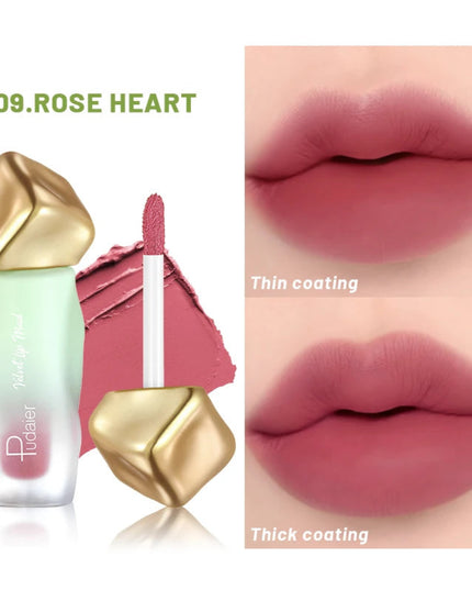 Pudaier Valentine's Day liquid lipstick does not stick to the cup lip glaze, create charming lips, Valentine's Day date