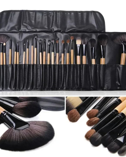 Gift Bag Of  24 pcs Makeup Brush Sets Professional Cosmetics Brushes Eyebrow Powder Foundation Shadows Pinceaux Make Up Tools