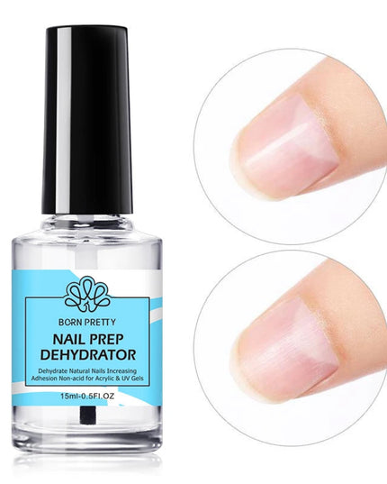 BORN PRETTY 15/10ML 6 IN 1 Nail Glue Gel for Acrylic Nails Soak off Base Gel Top Coat UV Extension Nail Gel False Nail Tips Gel
