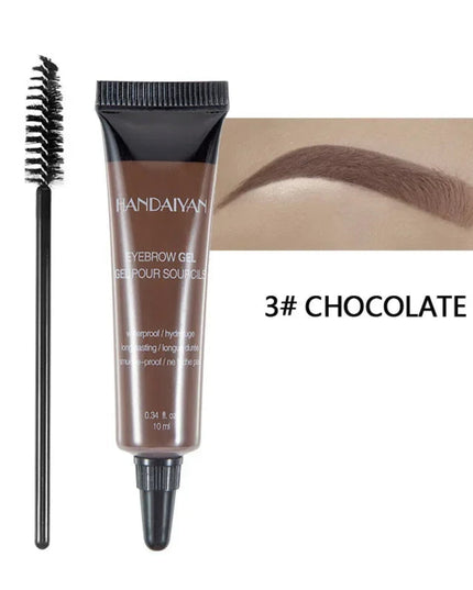 4 Colors Natural Liquid Eyebrow Cream Eyebrow Gel Brown Tint Eyebrow Waterproof Durable Henna Mascara Eyebrows Makeup 24 Hours