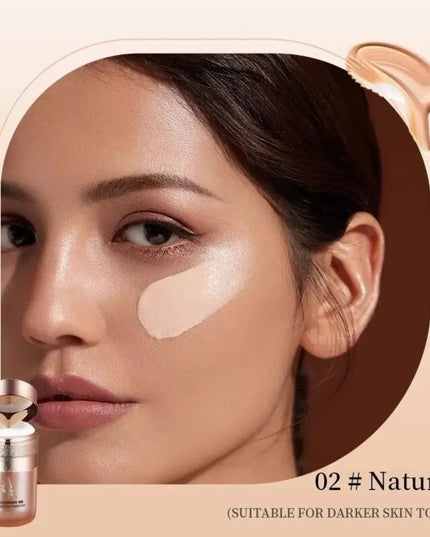 Air Cushion BB Cream Butterfly Powder Puff Moisturizing Foundation Concealer Whitening Oil-control Waterproof Makeup Cosmetics