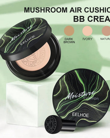EELHOE Mushroom Head Air Cushion BB Cream Waterproof Moisturizing Face Cosmetics Brightening Makeup Base Magic Cream Foundation