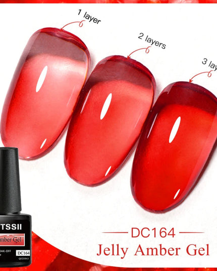 Mtssii 7ml Snowflake Gel Nail Polish Neon Fluorescent Gel Semi Permanent Pink White Snow Sequins Nails Art Design Varnish UV LED
