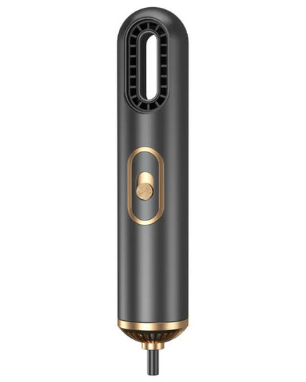 Mini 3-in-1 Electric Hair Dryer Curling Comb Hair Brush Volumizer Hair Straightener Manual Hair Dryer with Nozzle Styling Tool