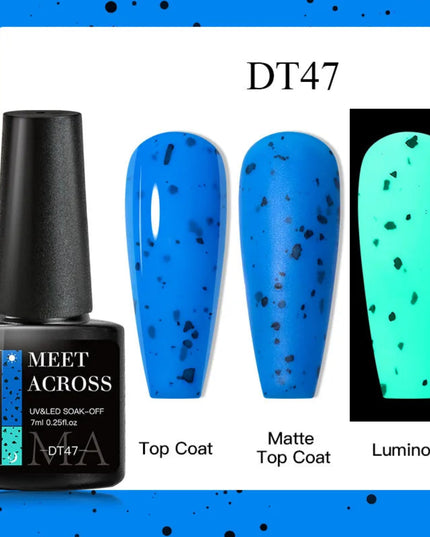 7ML Fluorescent Gel Nail Polish Neon Red Yellow Green Summer Color Semi Permanent Varnish Nail Art Soak Off UV LED Gel Manicure