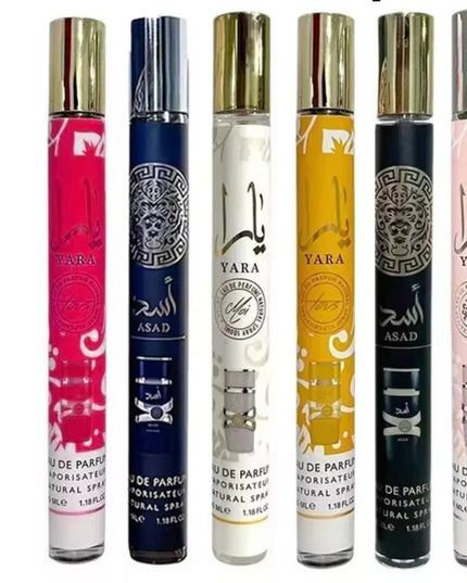 2pcs 35ml Yara Perfumes Cologne Lasting Fragrance Men's Women's Arabian Perfume Spray Floral Scent Gift Eau De Parfum