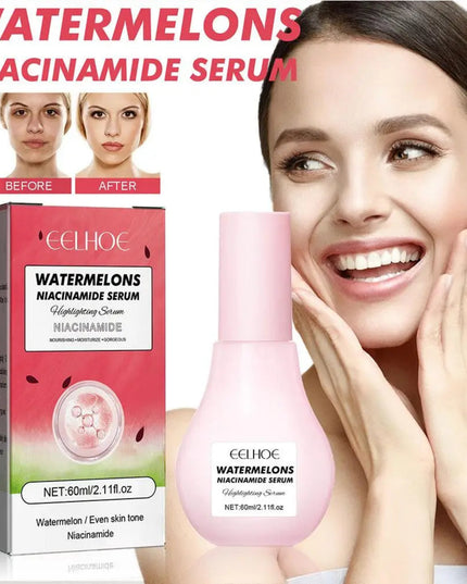 1/2pcs New Watermelon Glow Niacinamide Dew Drops Serum 60ml Lightweight Facial Serum Brightening Hydrating for Radiant Skin